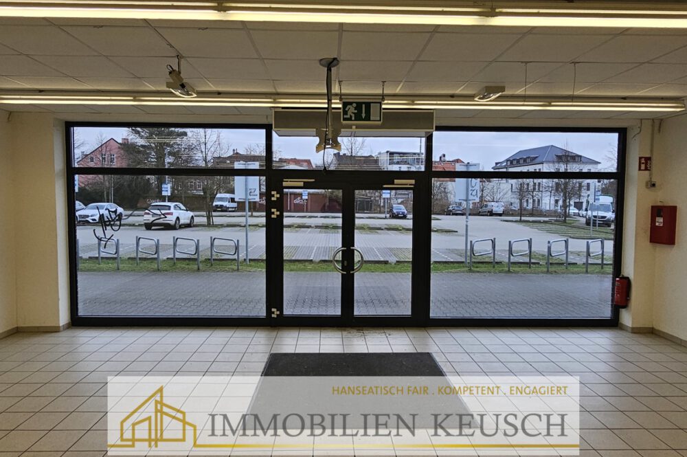 Eingangsbereich große Fensterfronten