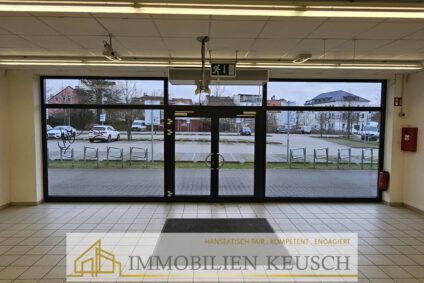 Eingangsbereich große Fensterfronten