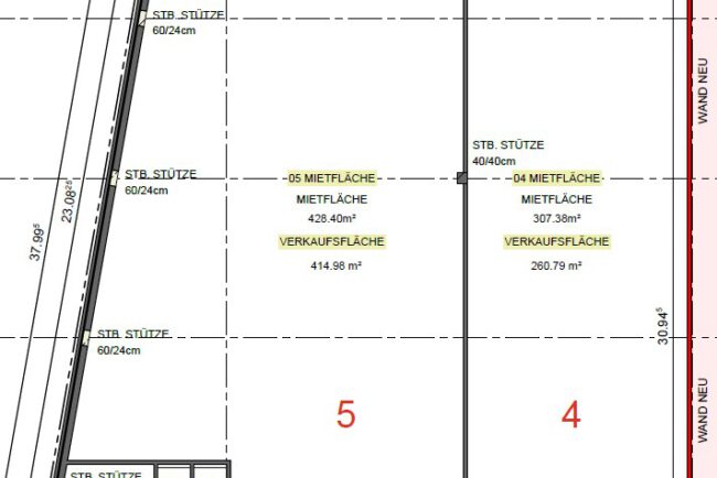 Beide Grundrisse Fläche 4 und 5