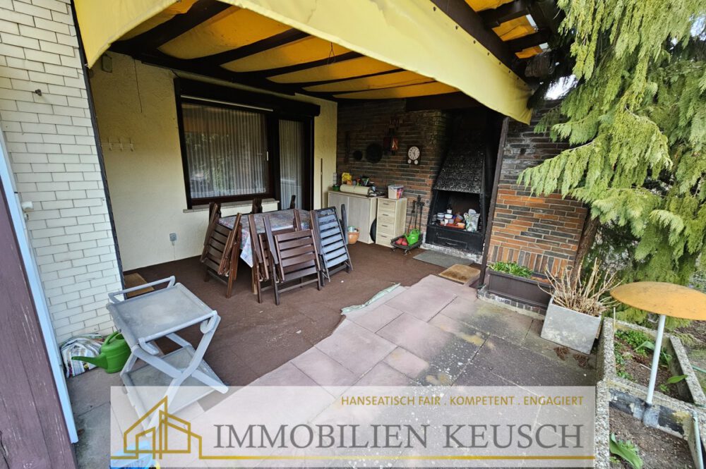 Überdachte Terrasse