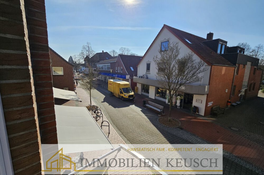 Blick in die Einkaufsstraße