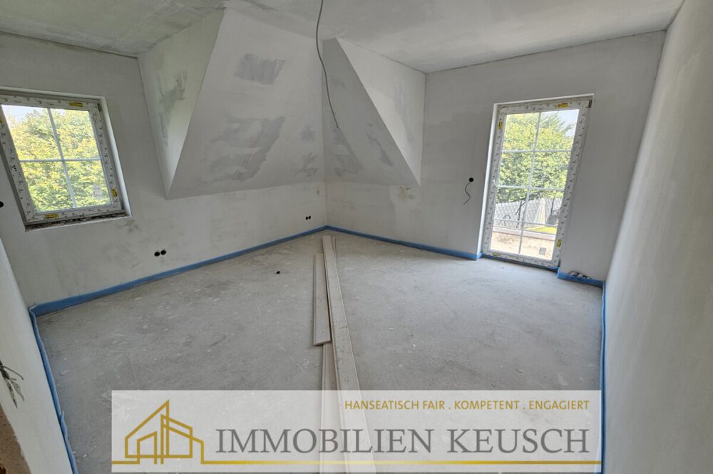 Schlafzimmer mit Zugang zur Terrasse