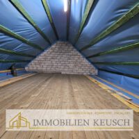 gedämmter Dachboden