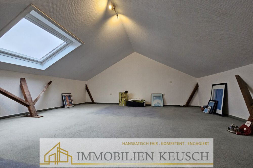 Großer Dachboden ausgebaut ohne Heizung