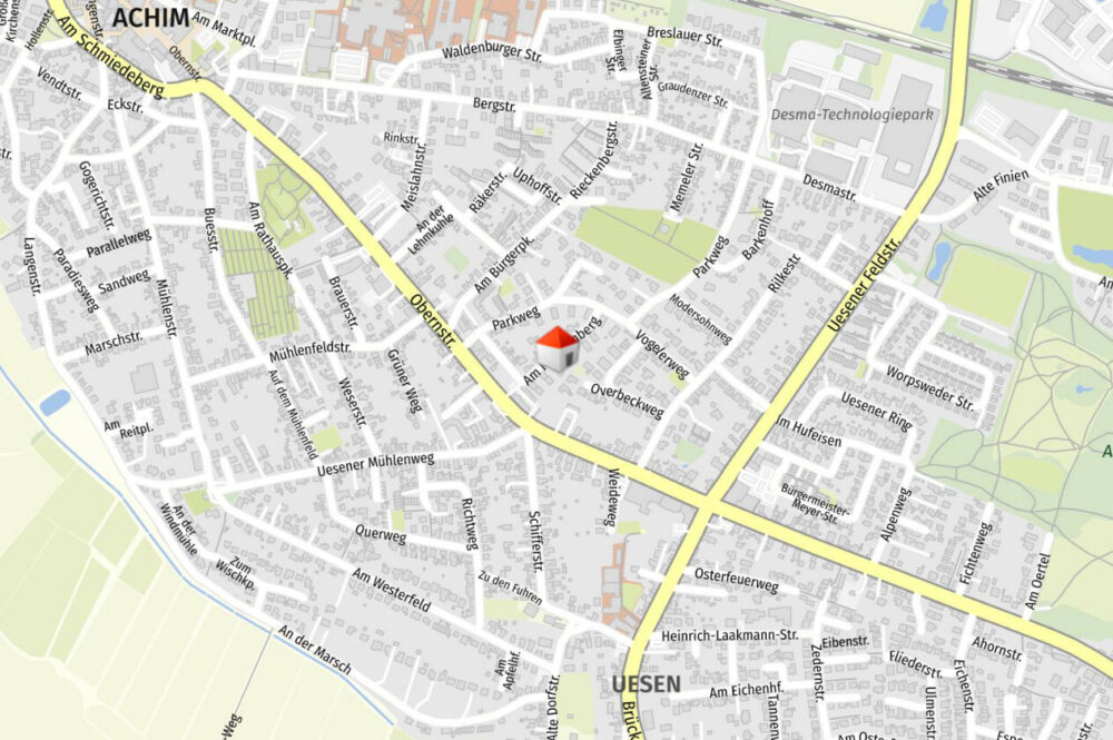 Geolyzer Kartenausschnitt