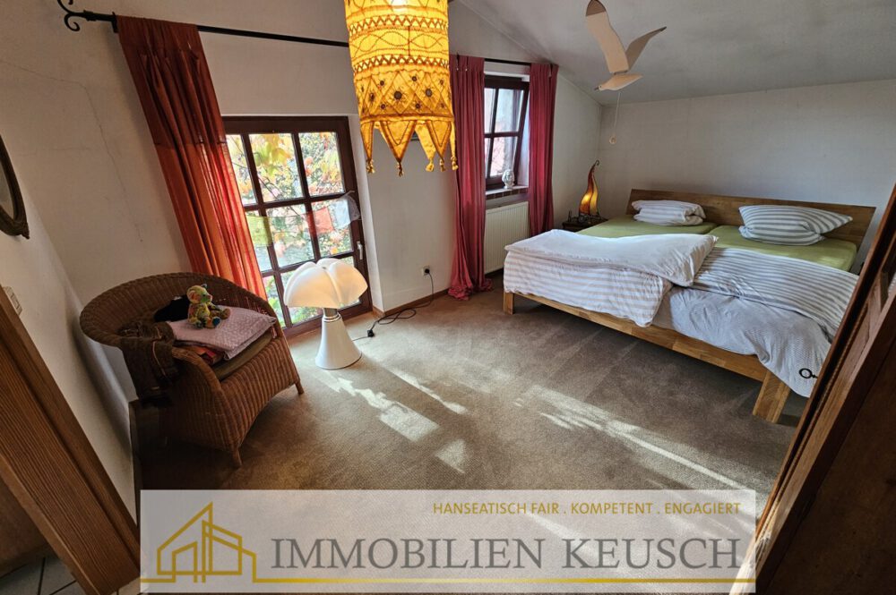 Großes & helles Schlafzimmer - Stall