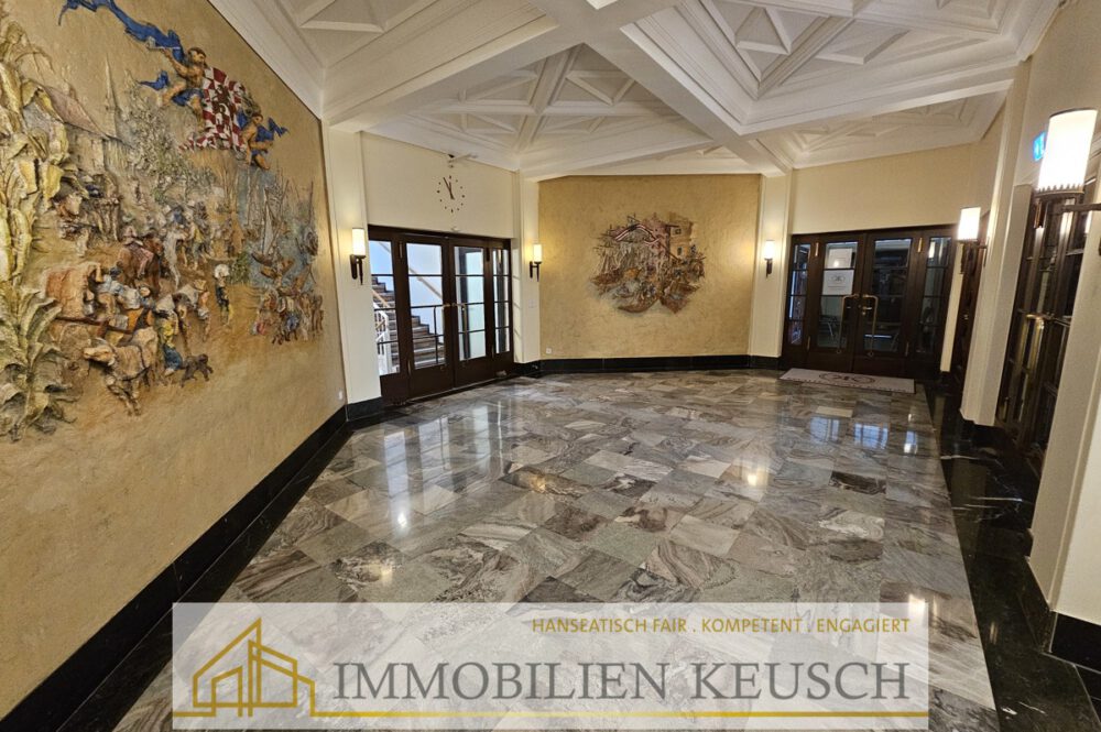 beeindruckende Eingangshalle