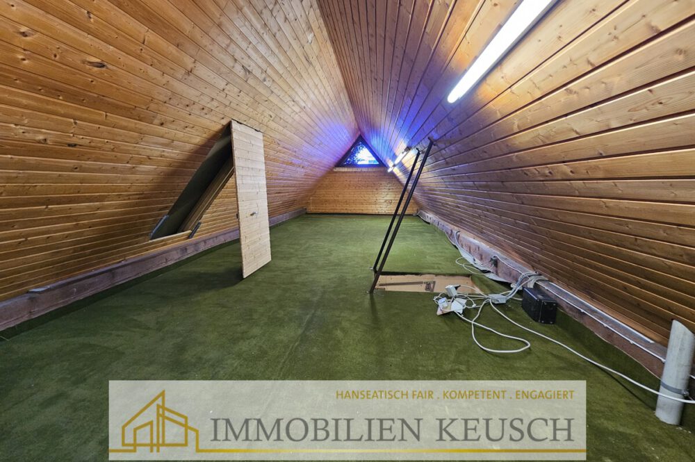 Großer Dachboden - Ausbaupotential