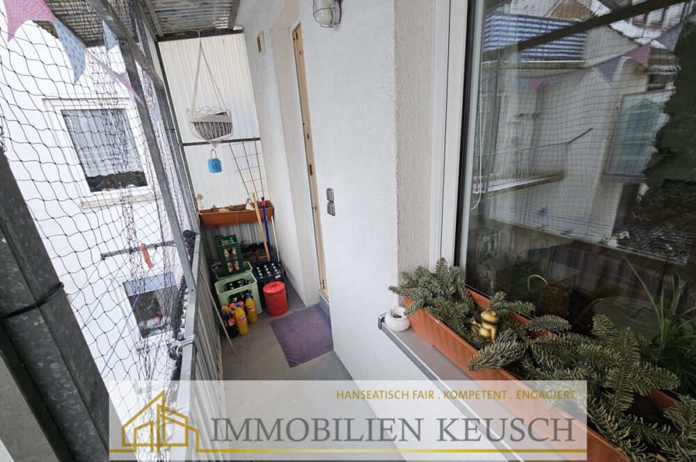 Balkon in den Innenhof