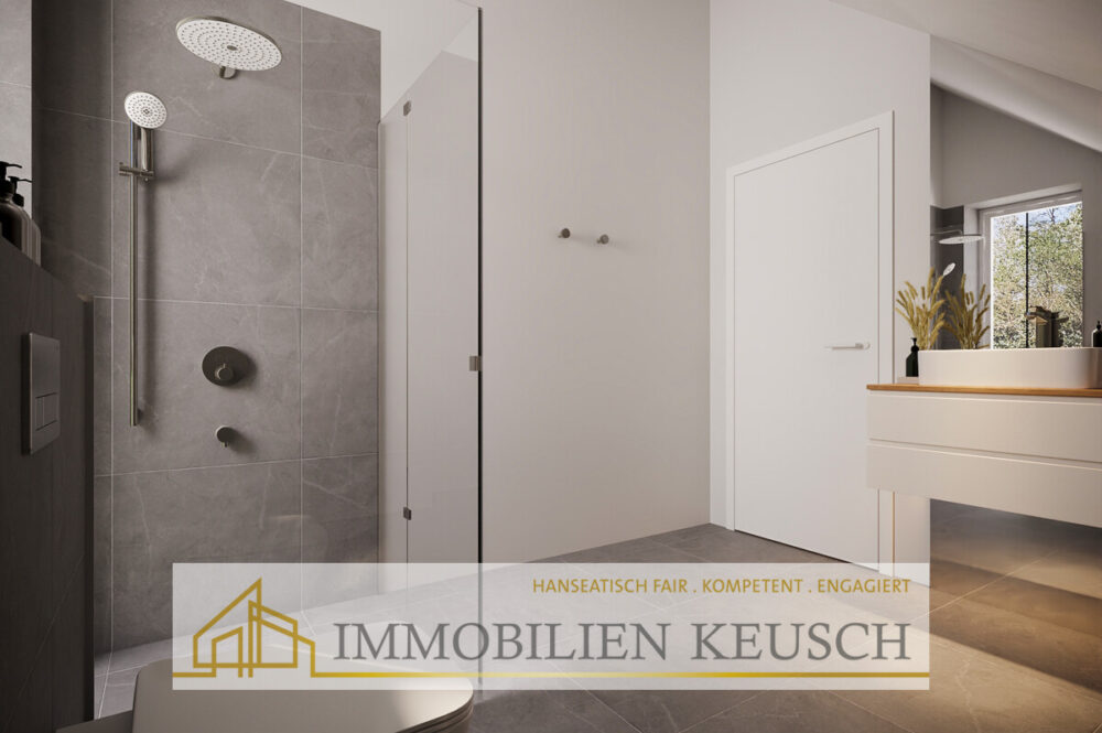 Modernes Duschbad