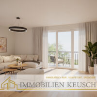 WHG4-Heller Wohnbereich mit Zugang zum Balkon