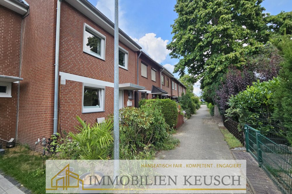 Vor dem Haus