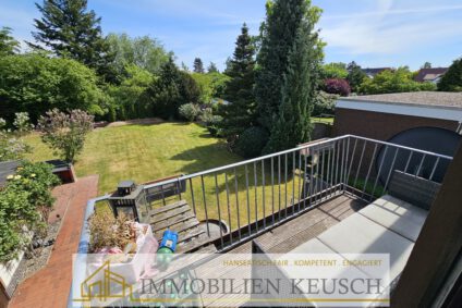 Blick vom Balkon