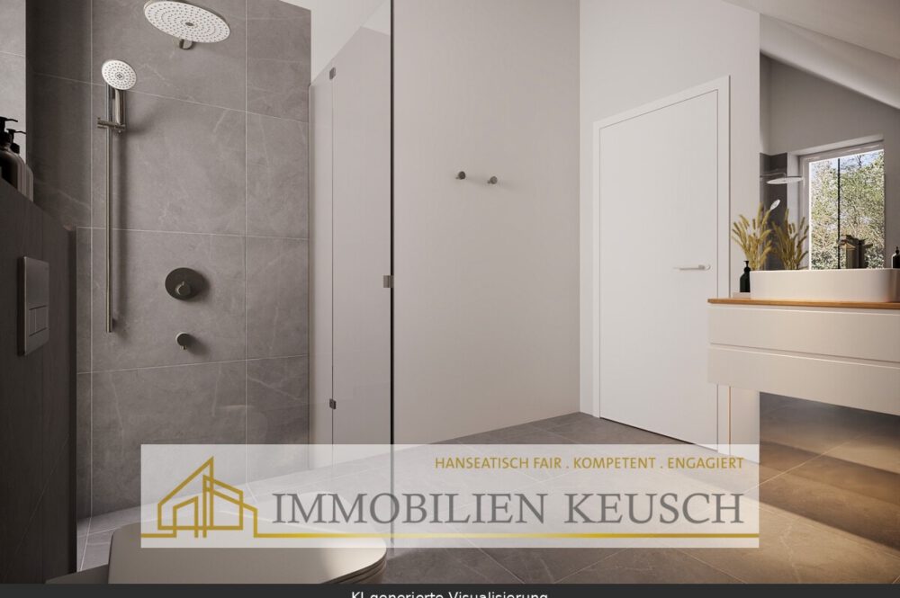 Modernes Duschbad