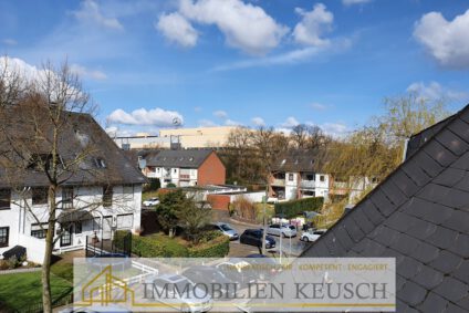 Blick vom Balkon